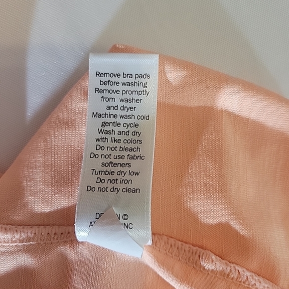 Athleta Swift Reach & Restore Tank Top, Energetic Peach SIZE XS - Picture 6 of 7